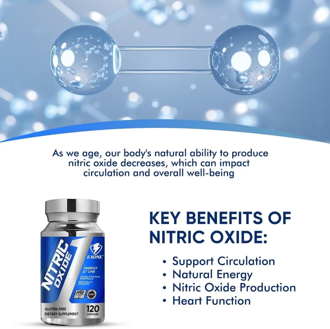 2255mg Nitric Oxide Supplement for Energy Boost and Gym Gains - Beet Root and Grape Seed Extract - 120 Capsules for Men and Women