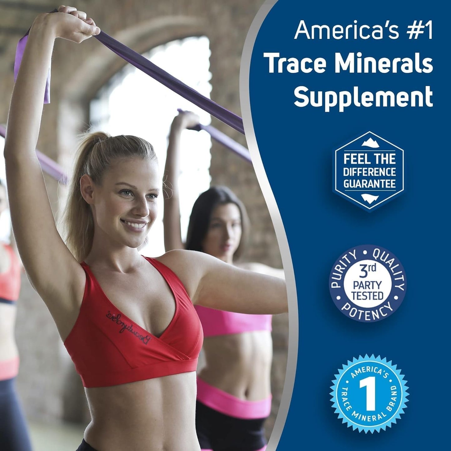 22mg Trace Minerals Ionic Iron Liquid Supplement with Magnesium - Supports Energy, Brain Health, and Immune System - Gluten-Free - 1.9 fl oz (2 Pack)