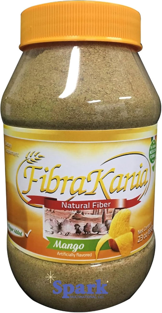 23 oz Fibra Kania Natural Fiber Supplement with Mango Flavor