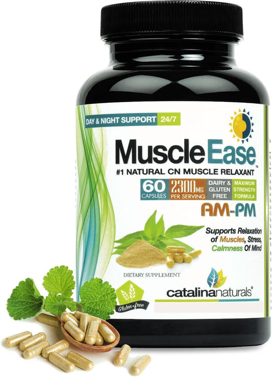 2300mg Maximum Strength Magnesium Glycinate Day/Night Relaxant - 60 Capsules by Catalina Naturals