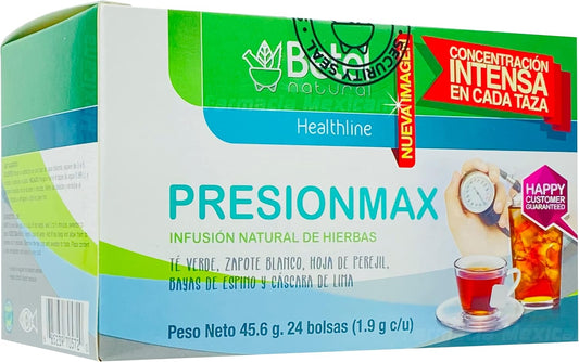 24 Bags of Betel Natural Presionmax Tea for Healthy Blood Pressure Support