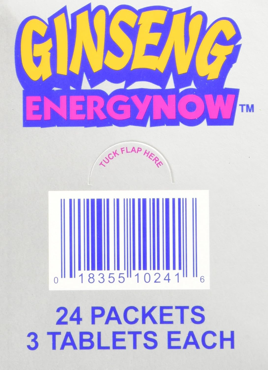 24 Ct Panax Ginseng Energy Supplement Tablets