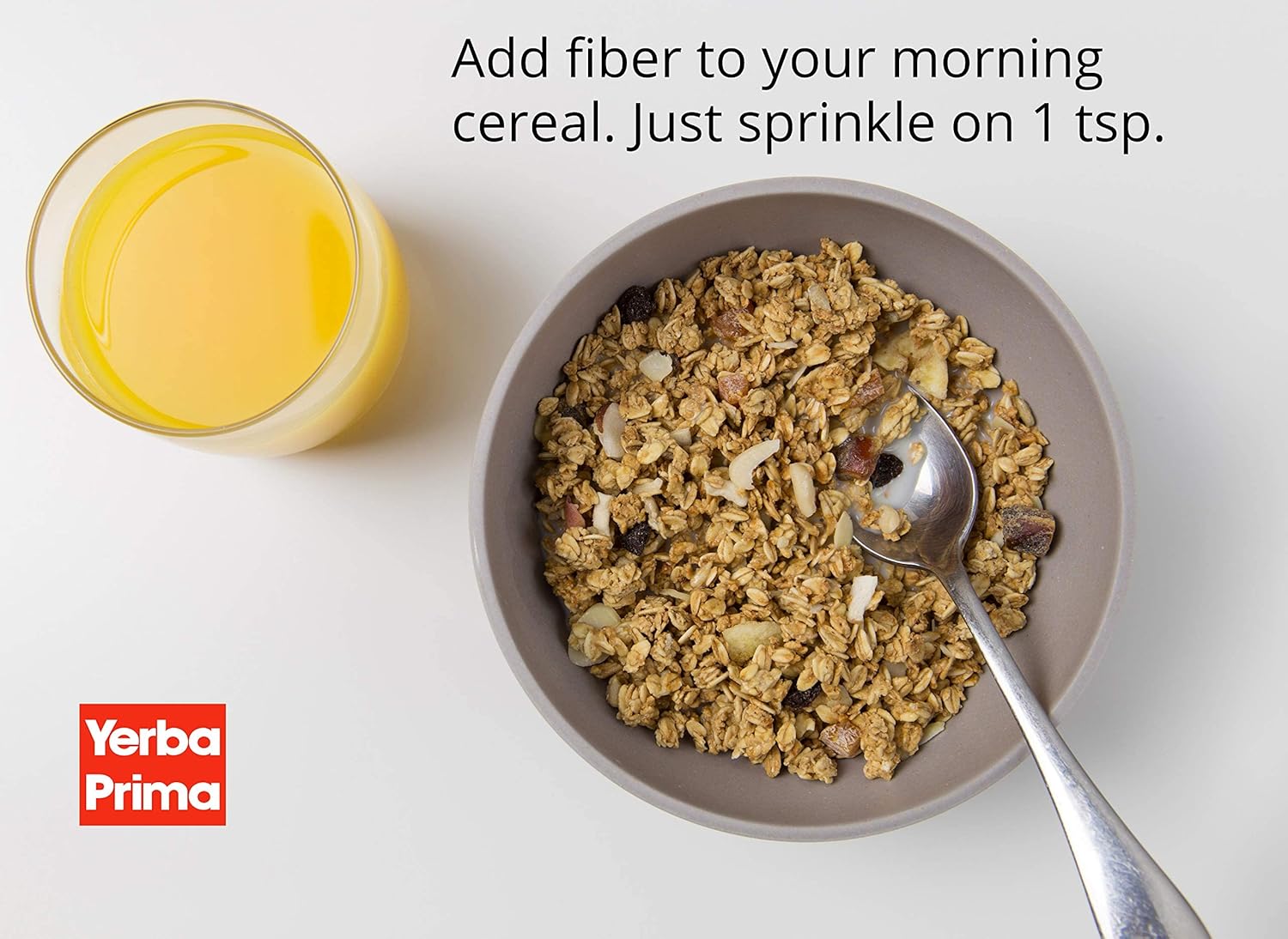 24 oz Yerba Prima Psyllium Husk Powder: Fine Ground, Unflavored, Sugar-Free Fiber Supplement - Ideal for Baking - Soluble & Insoluble Bulk for Regularity