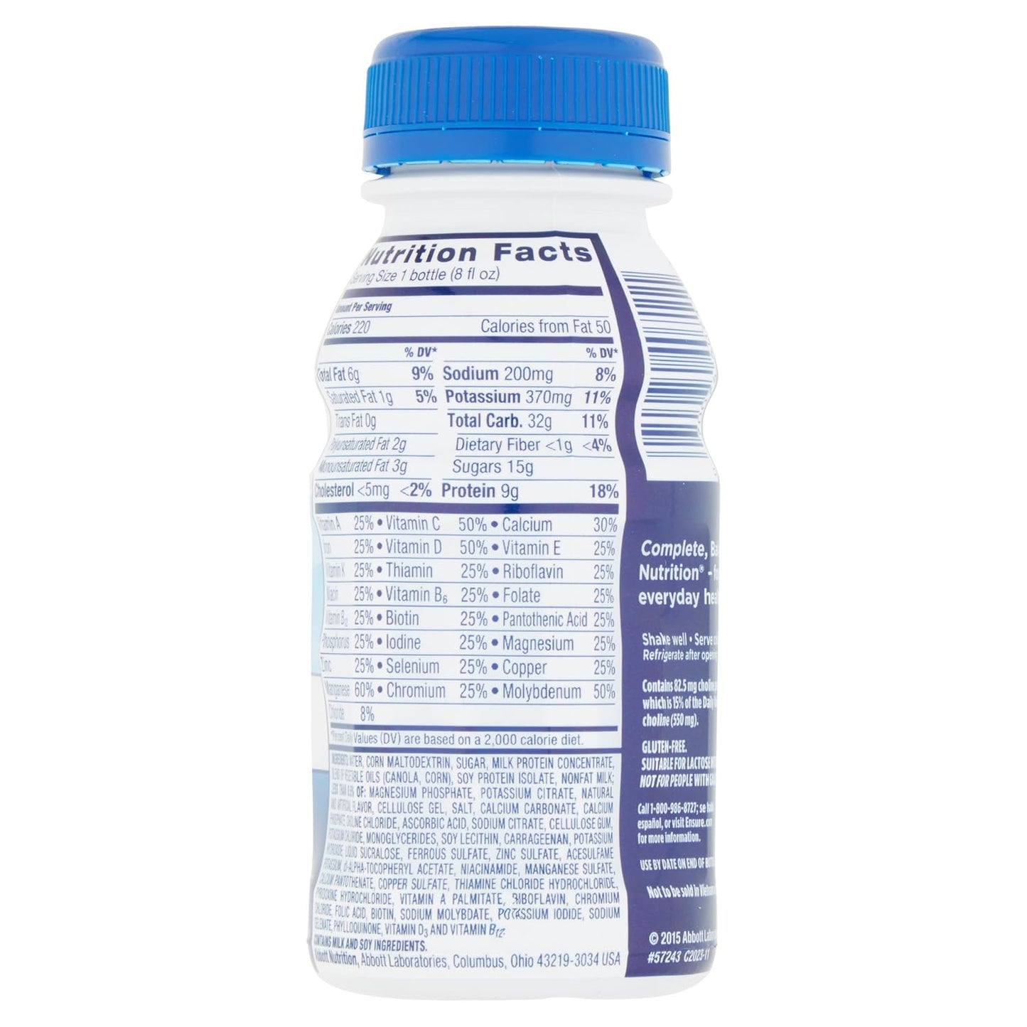 24 Pack of Ensure Original Nutrition Shake, Vanilla Flavor, 8 Ounces Each