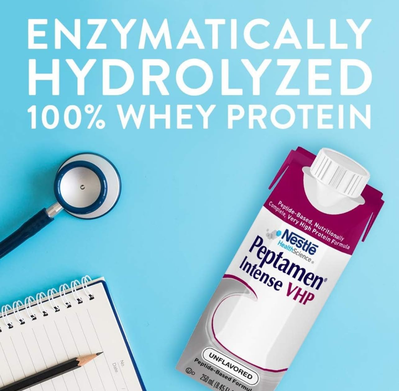 24 Pack of Peptamen Intense VHP 8.45 Fl Oz Liquid Nutritional Supplement