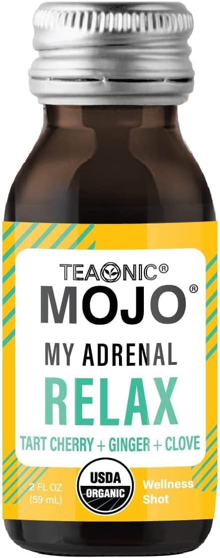 24-Pack TEAONIC Adrenal & Immune Support Wellness Shots - My Adrenal Mojo & My Immunity Mojo