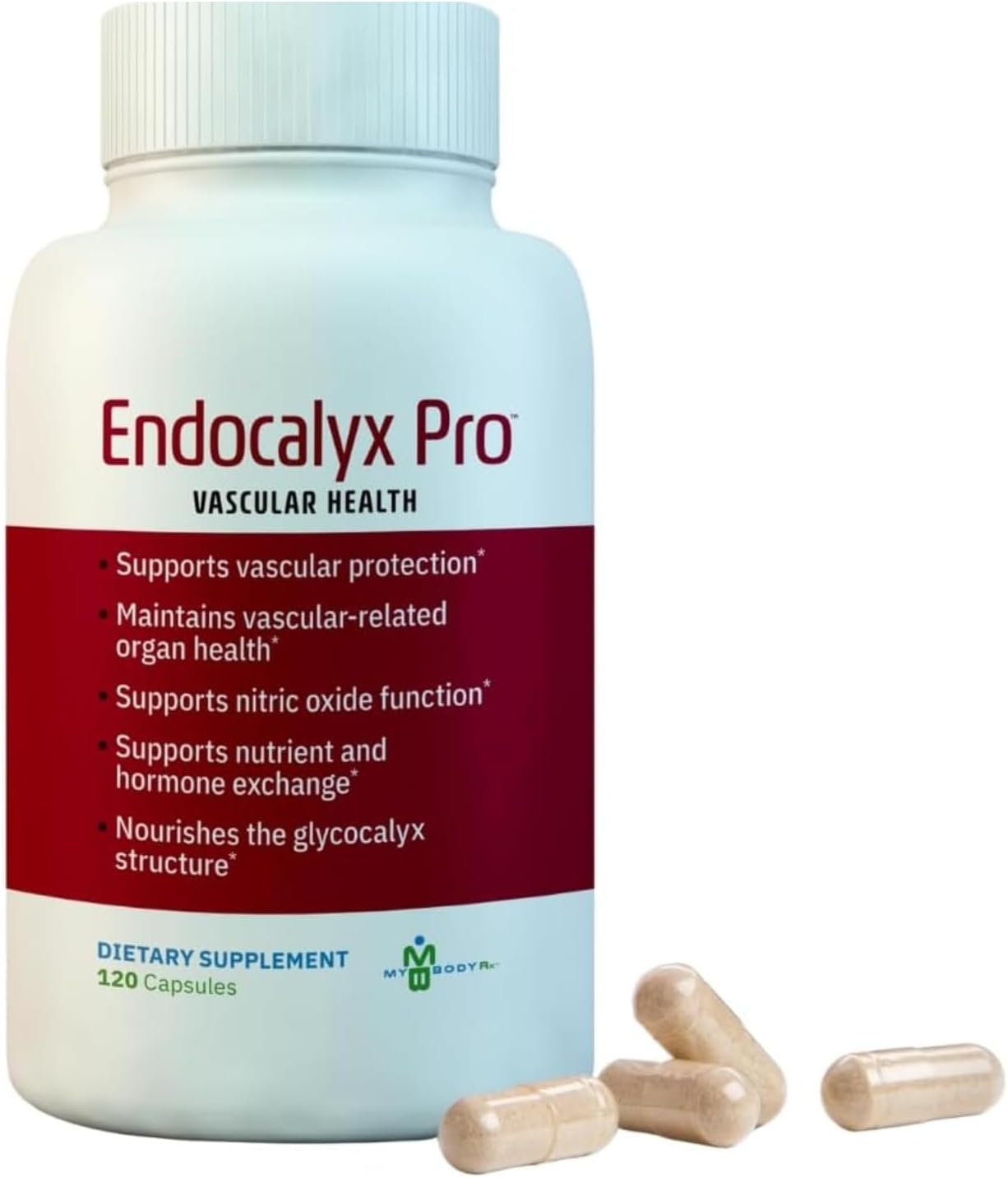 240 Capsules MYBODYRX Endocalyx Pro & Endogenx Health Essentials Combo: Advanced Vascular Protection, Nitric Oxide Support, and Comprehensive Multi-Vitamin Brain & Body Supplement