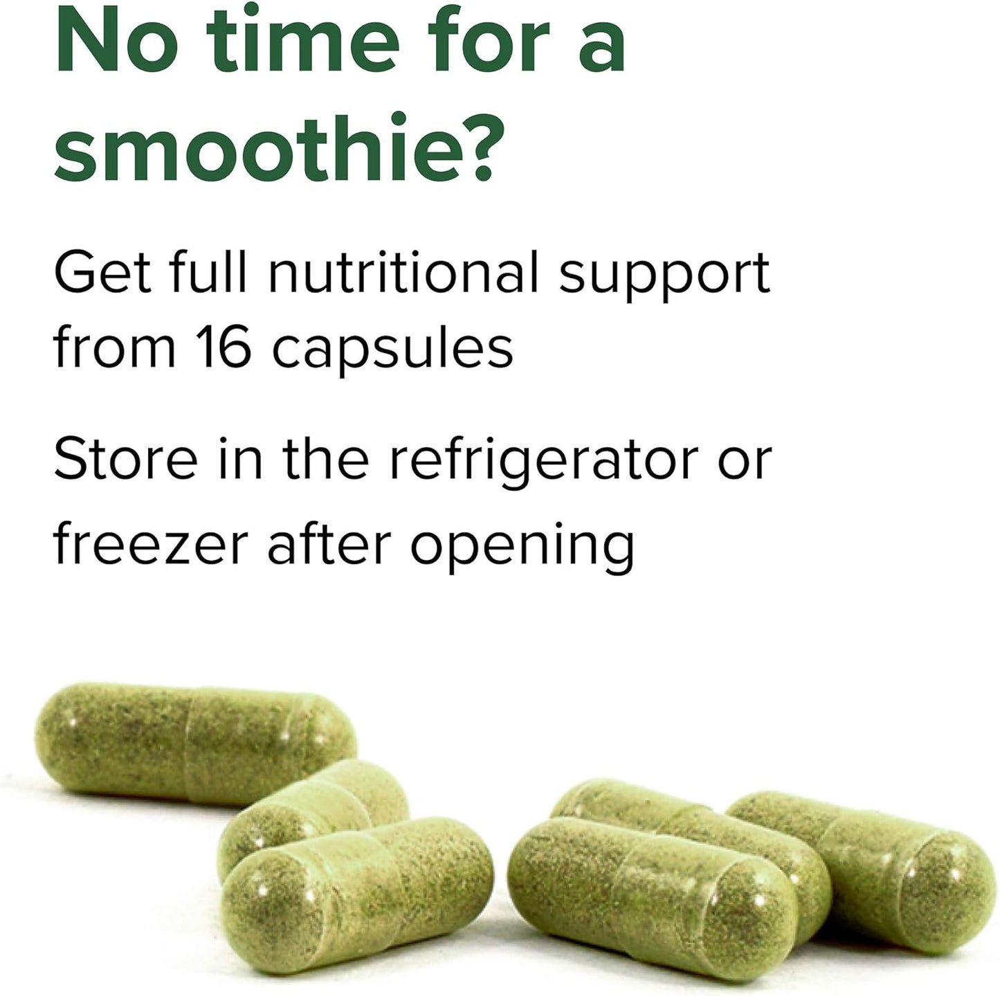 240 Capsules of Green Vibrance Vegan Superfood Pills for Vibrant Health