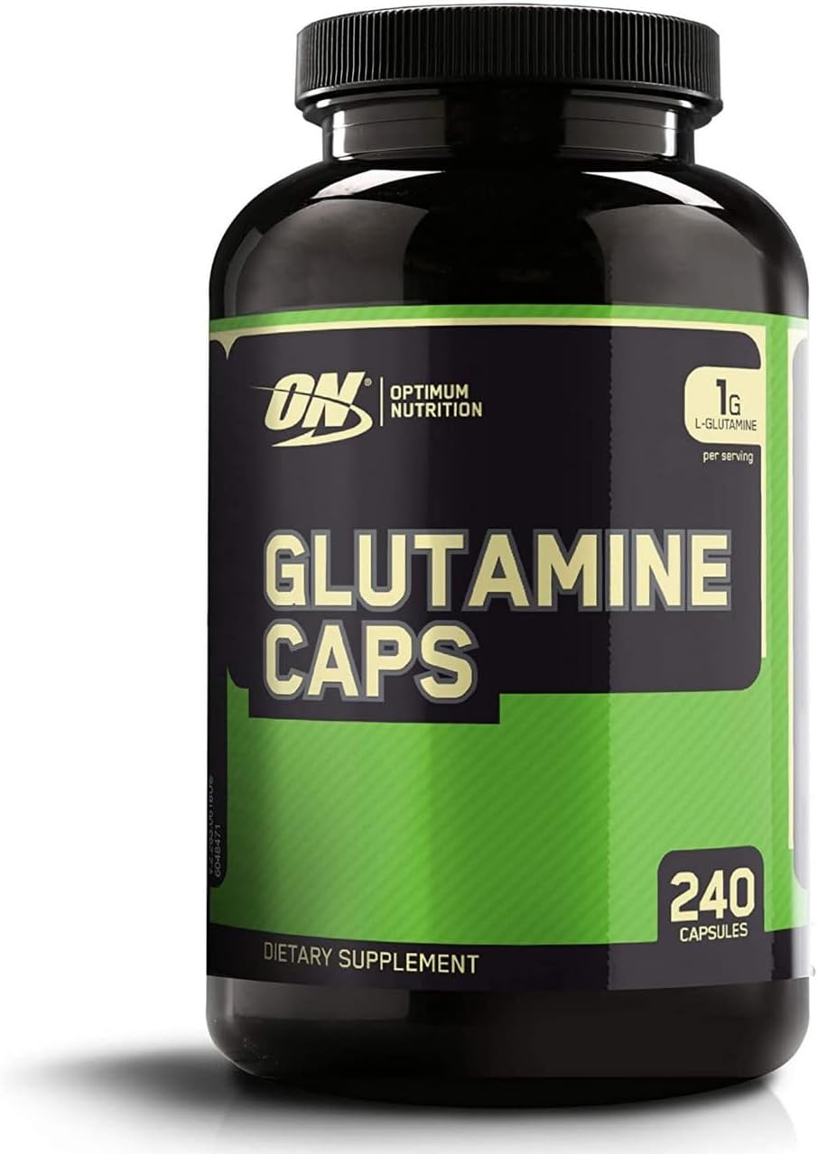 240 Count Optimum Nutrition L-Glutamine Muscle Recovery Capsules, 1000mg