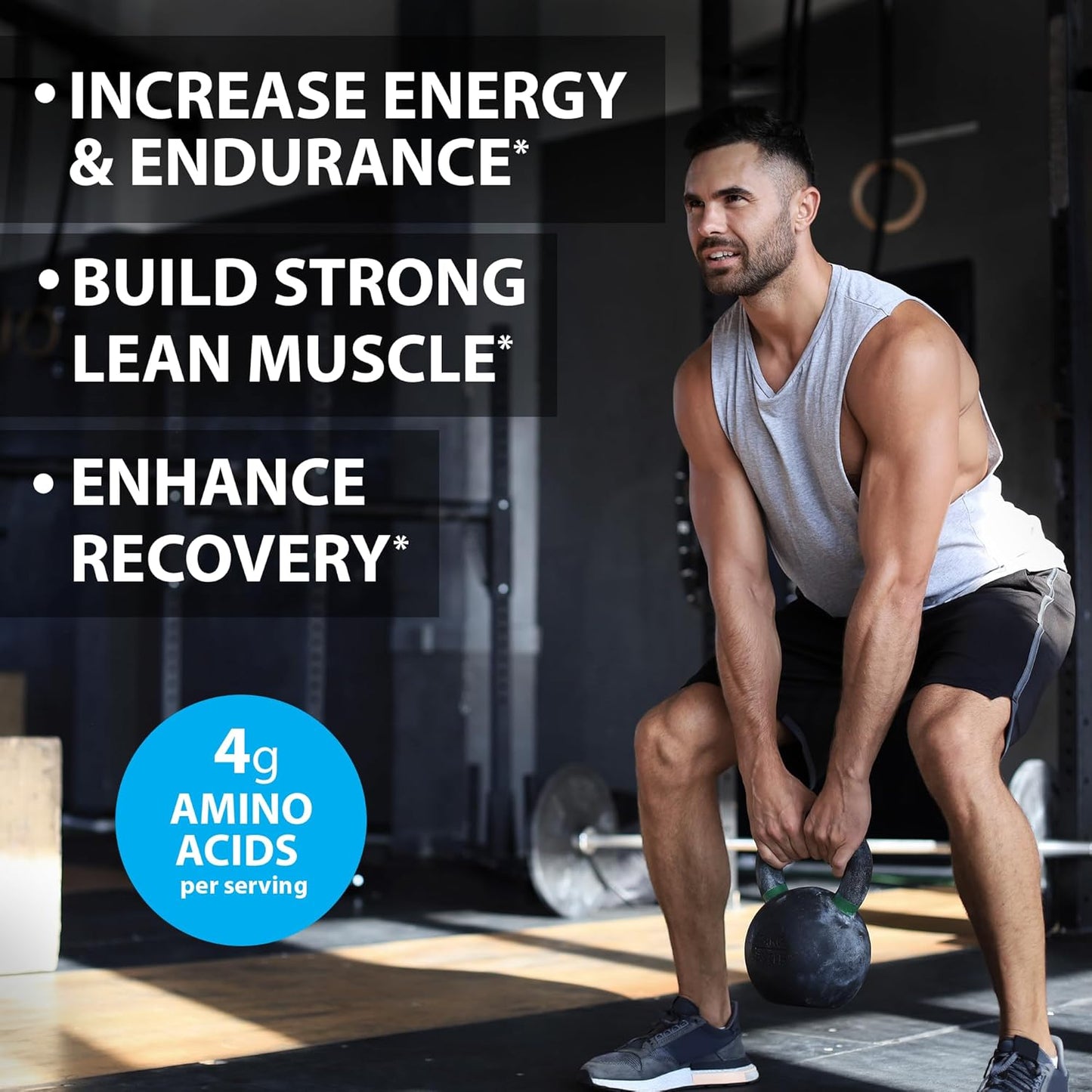 240 Easy-to-Swallow Amino Acid Tablets with Essential BCAAs - Boost Energy & Muscle Growth - Vegan & Non-GMO - Ultimate Amino Complex Supplement