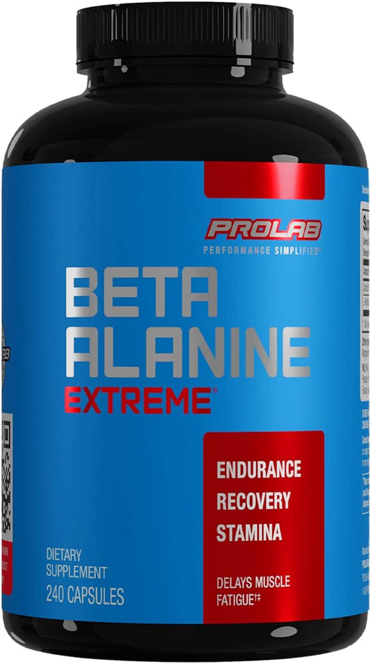 240 Pack Prolab Beta Alanine Extreme Capsules for Endurance and Performance