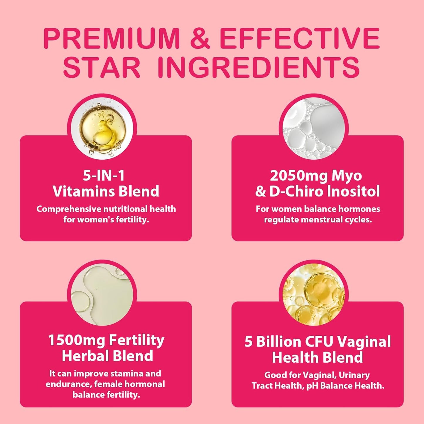 240 Raspberry Prenatal Gummies with Myo-Inositol & D-Chiro Inositol for Hormonal Balance & Fertility