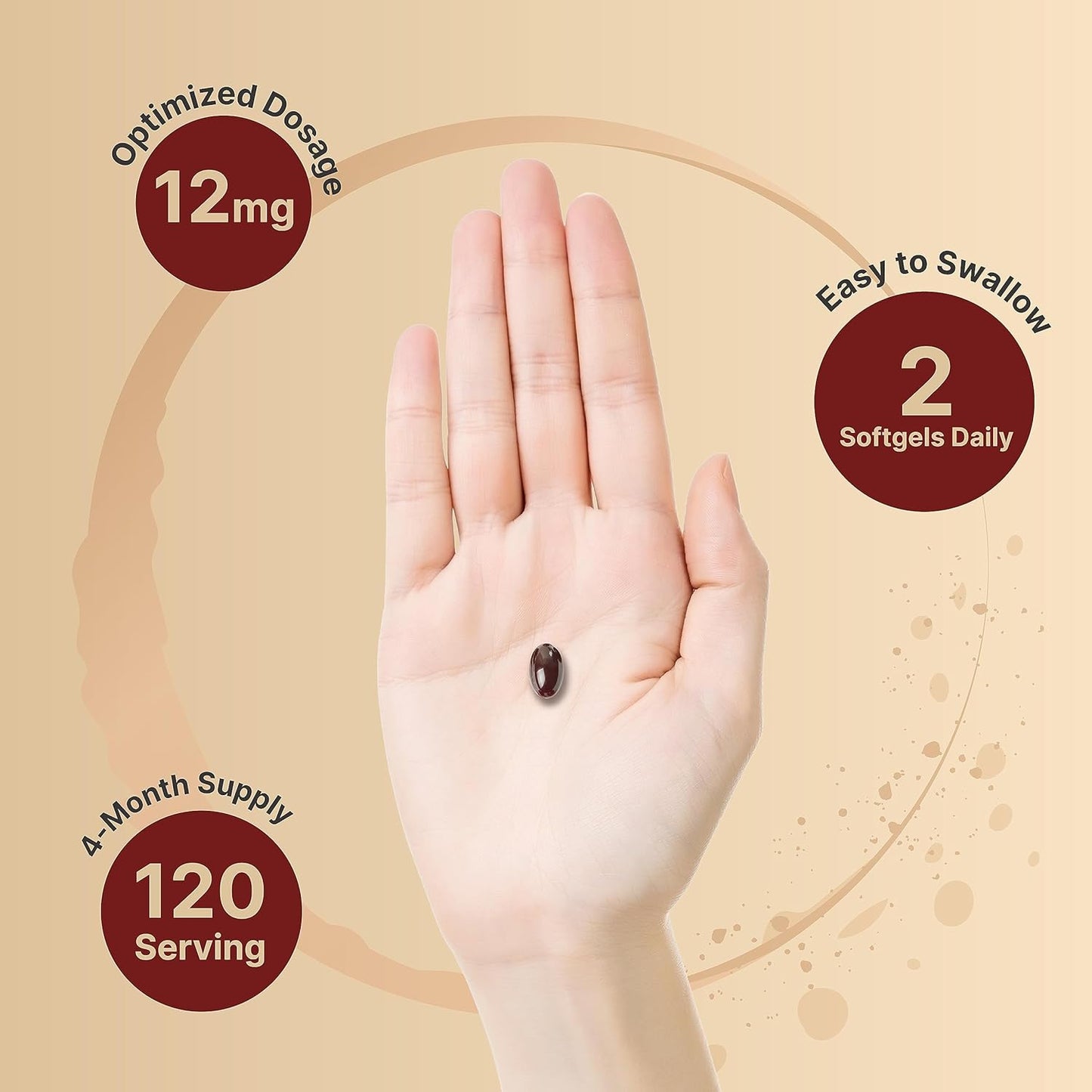 240 Softgels of NatureBell Astaxanthin 12mg - Natural Antioxidant for Skin & Eye Health - Non-GMO, Gluten-Free - 4 Month Supply of Max Strength Astax from MicroAlgae