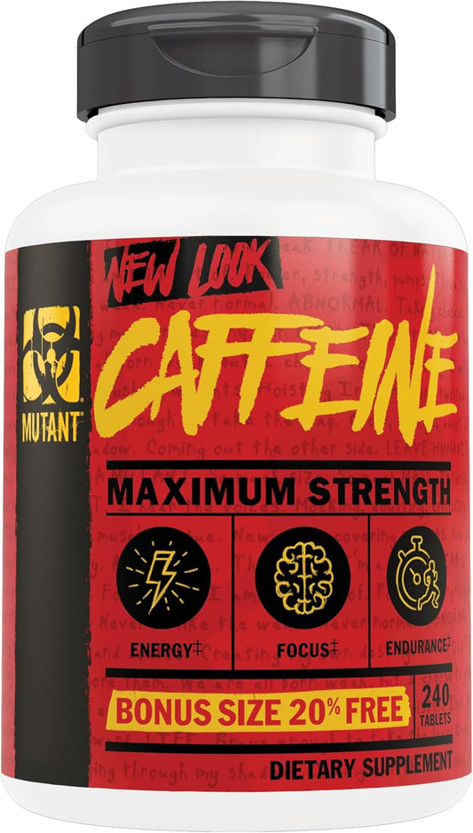 240 Tablets of Mutant Caffeine: Boost Energy and Focus