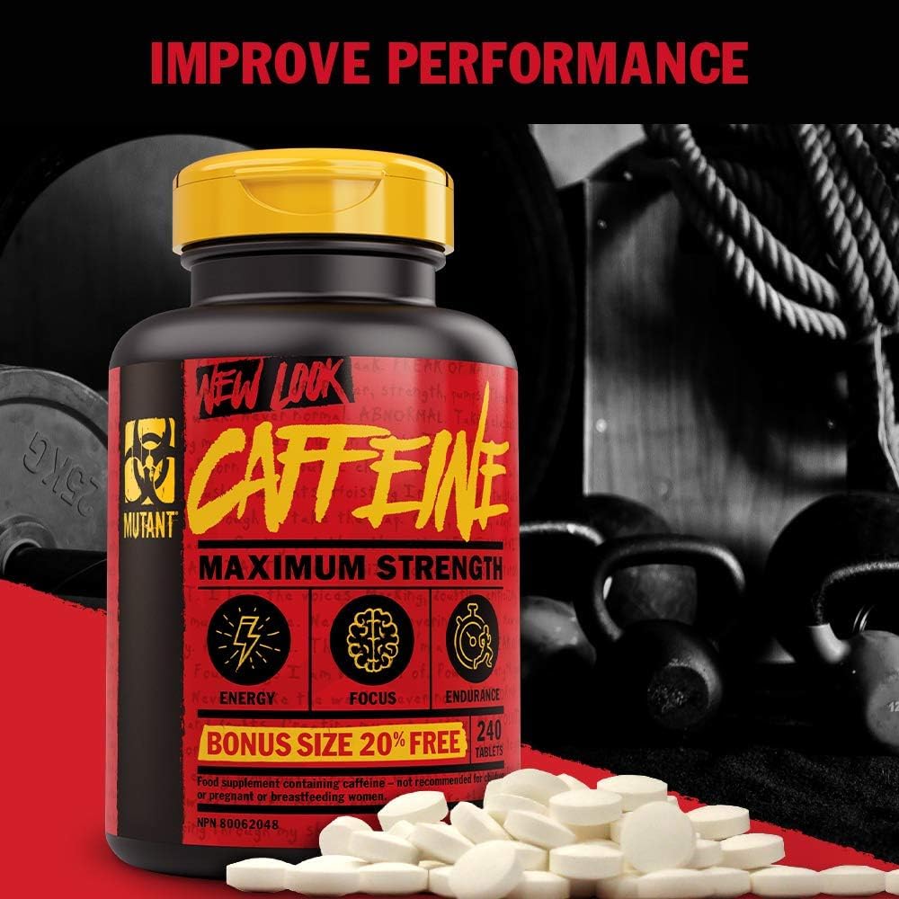 240 Tablets of Mutant Caffeine: Boost Energy and Focus