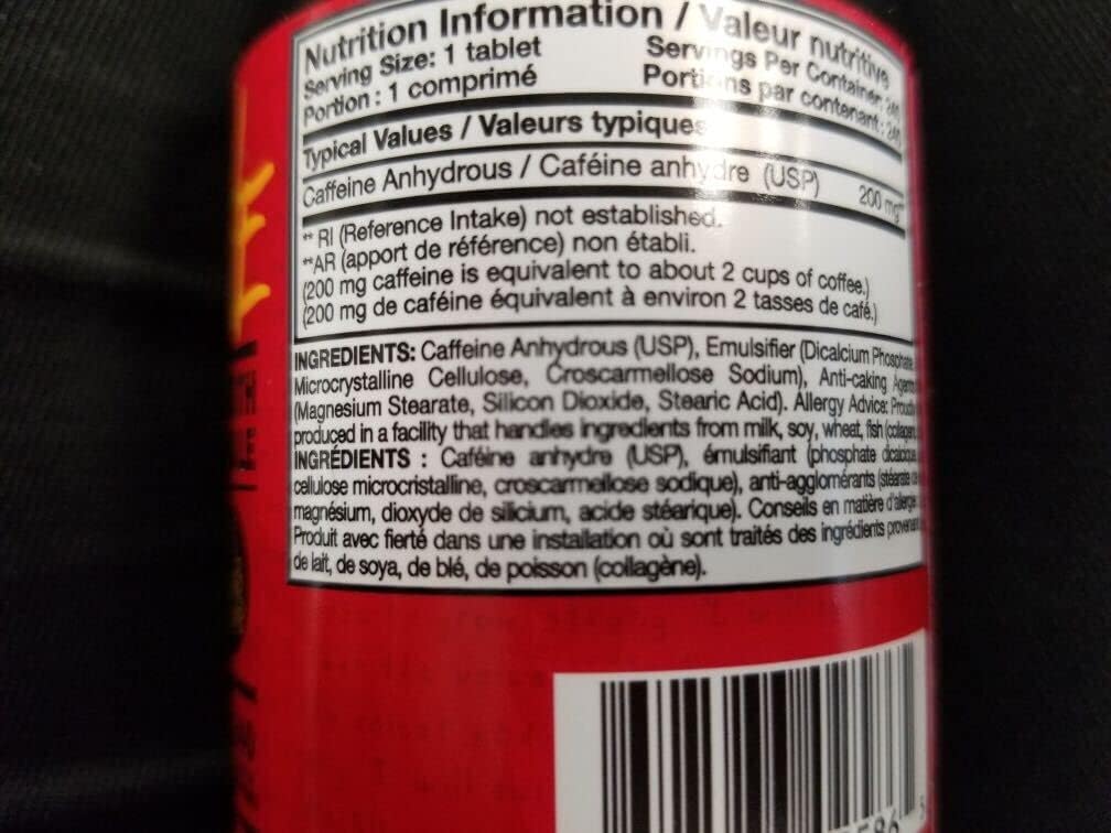 240 Tablets of Mutant Caffeine: Boost Energy and Focus