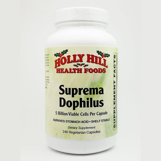 240 Vegetarian Capsules of Holly Hill Health Foods Suprema Dophilus