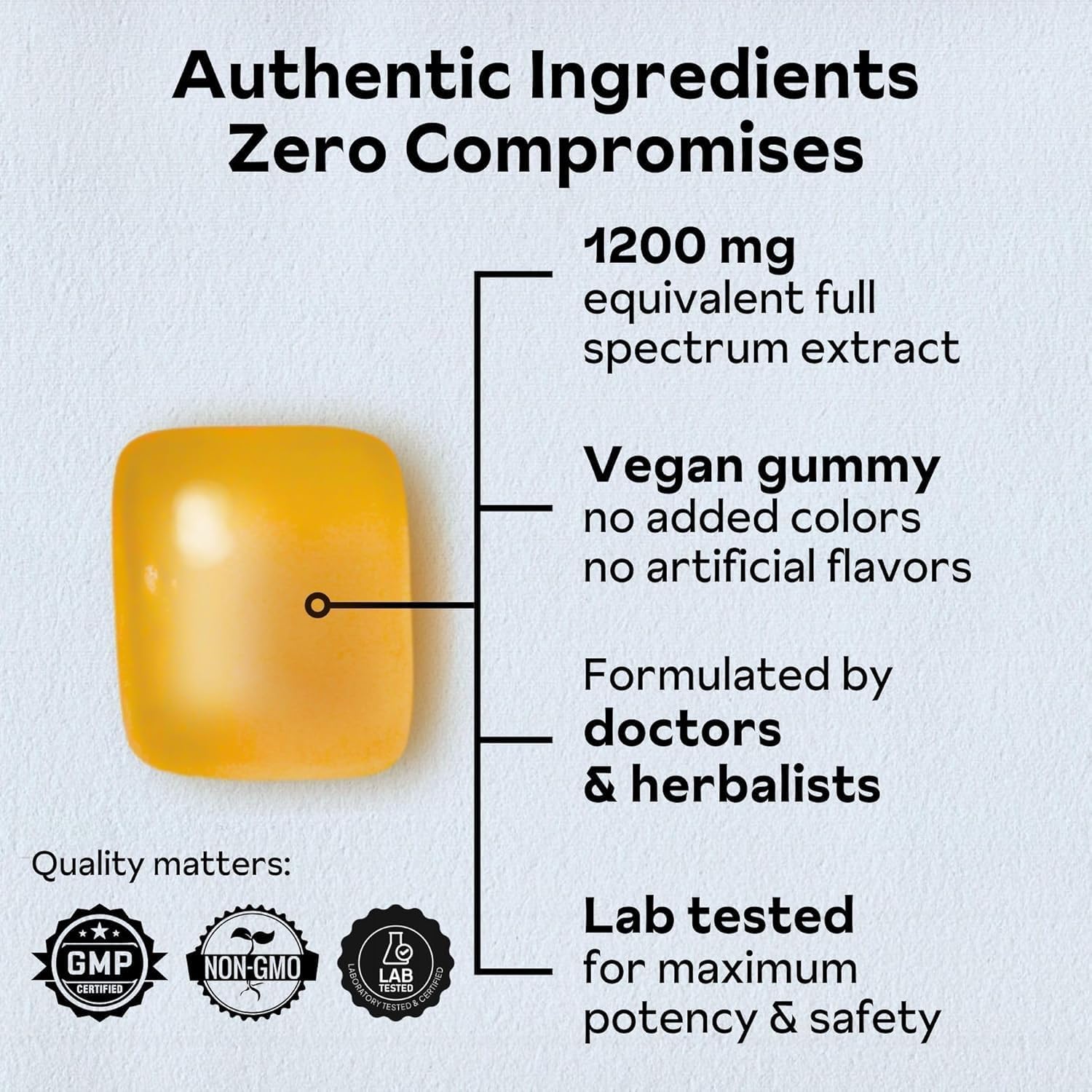 240mg Korean Red Ginseng Gummies for Energy, Memory, and Immunity - Pack of 45 (3 Pack)