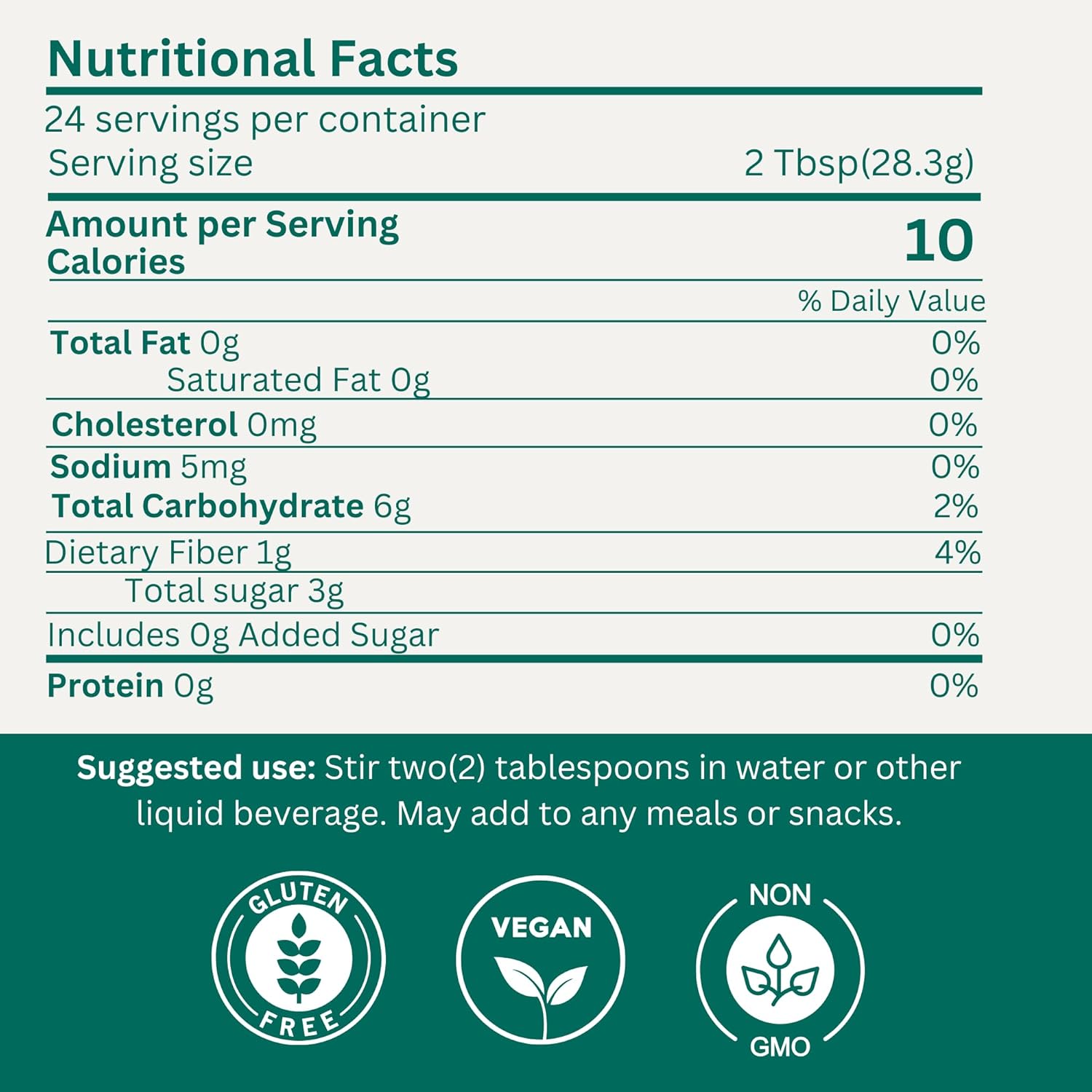 24oz Wildcrafted Gold Sea Moss Gel with Apple Cider Vinegar - Pure Raw Non-GMO | Rich in 92 Vitamins and Minerals from Saint Lucia