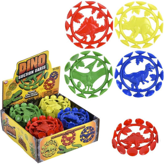 24pc Rhode Island Novelty Dinosaur Suction Darts - 2.75" Dinosaurs