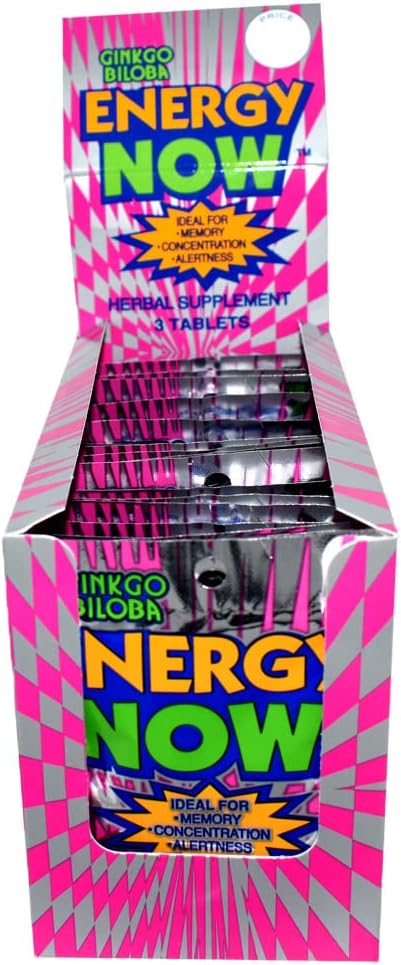 24pk Box of Ginkgo Biloba Energy Boosting Supplements