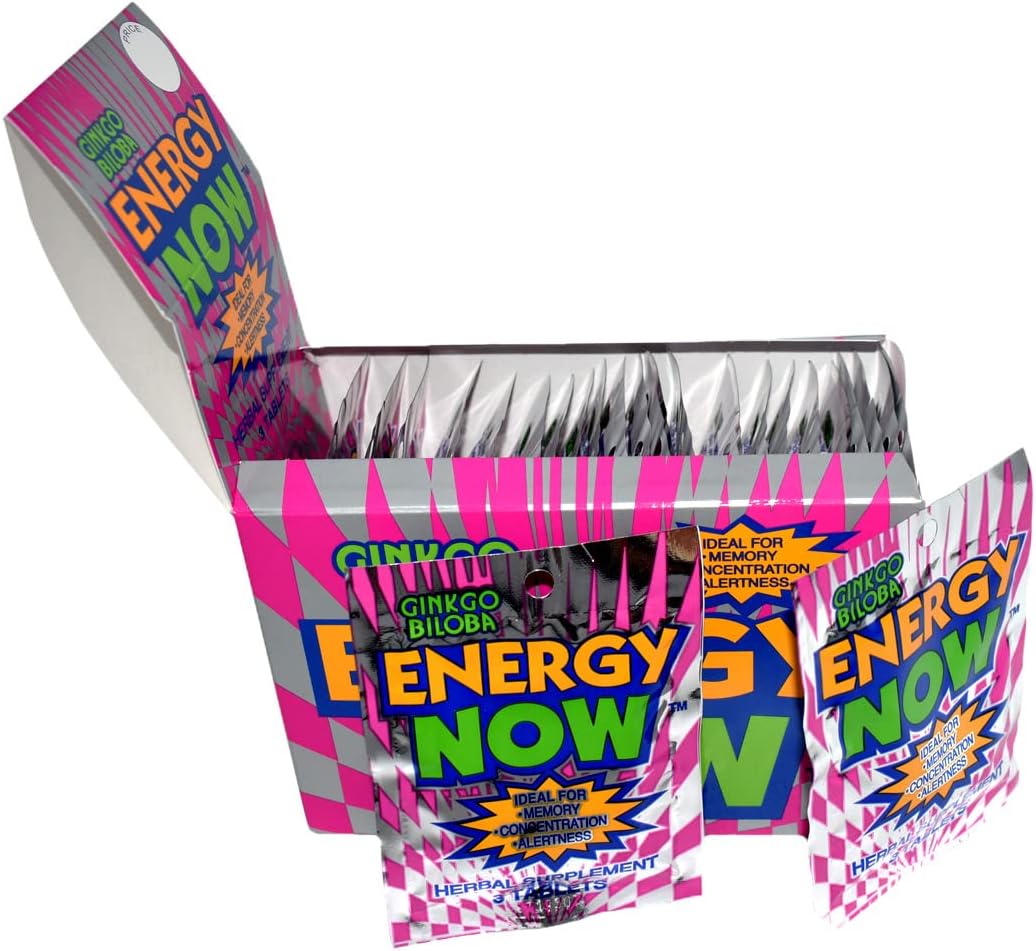24pk Box of Ginkgo Biloba Energy Boosting Supplements