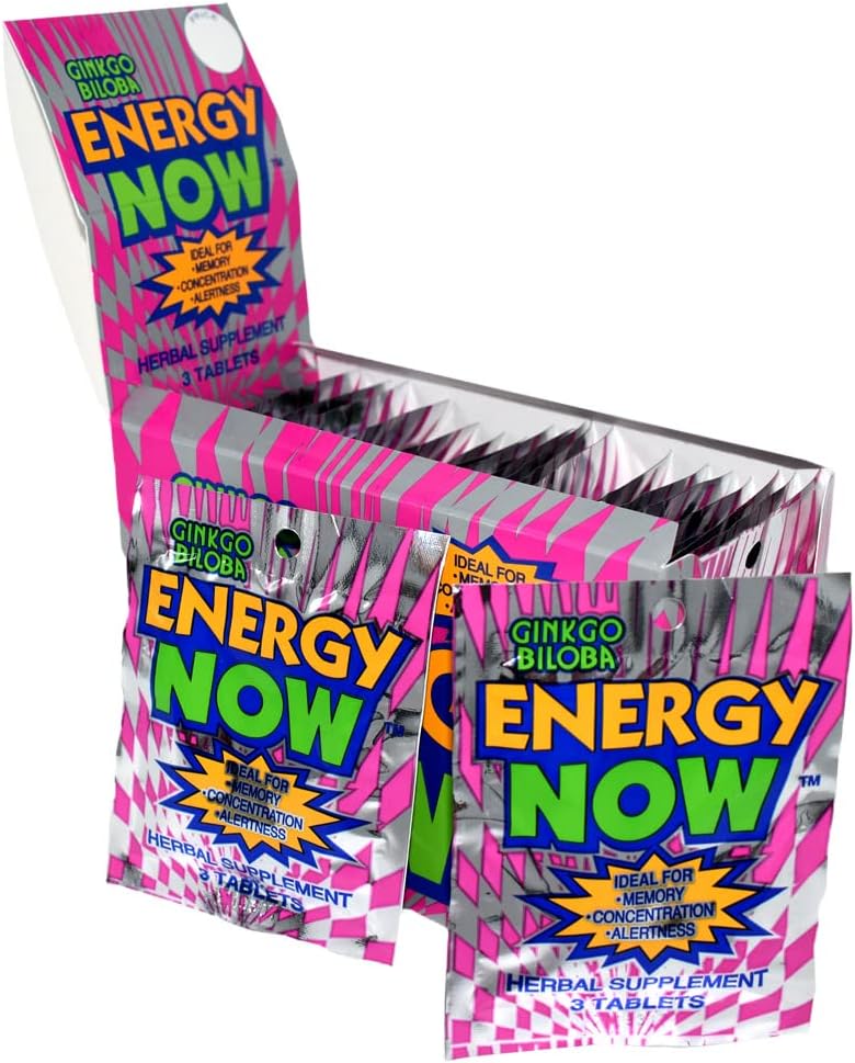 24pk Box of Ginkgo Biloba Energy Boosting Supplements