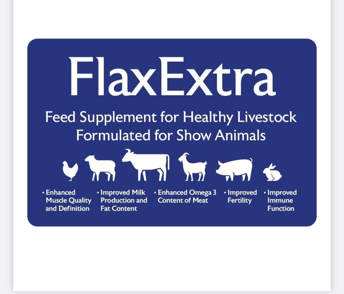 25 lb Bucket of Promega Feed Flax Supplement for Livestock with Extra Omega-3 Fatty Acids