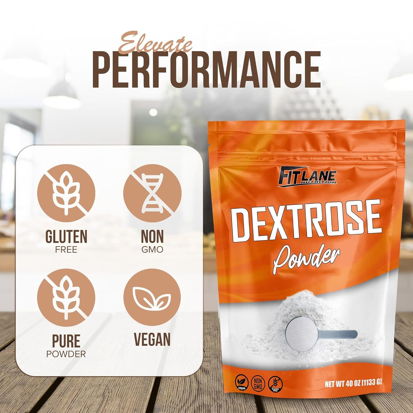 2.5 lbs Bulk Dextrose Powder - Pure Unflavored Carb Ingredient for Brewing and Sausage Making - Source of Glucose and Carbohydrates - Ideal Pre Workout Fuel