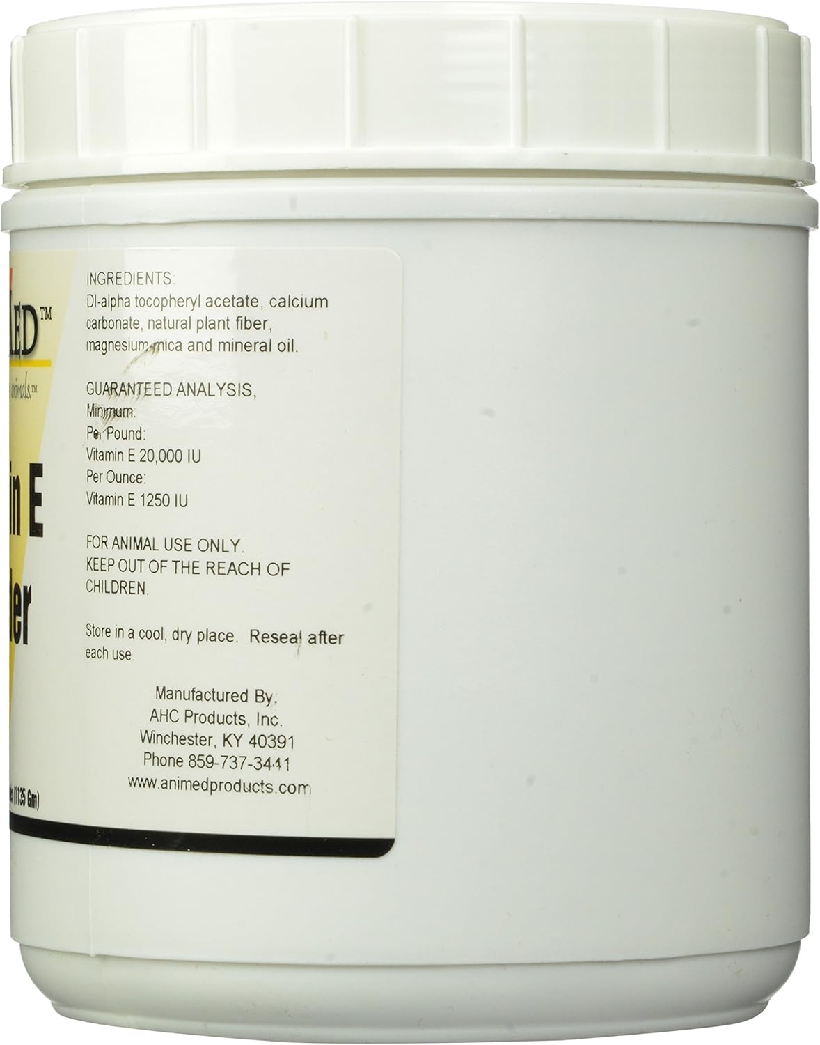 2.5-Pound AniMed Vitamin E Powder Supplement for Equine Health