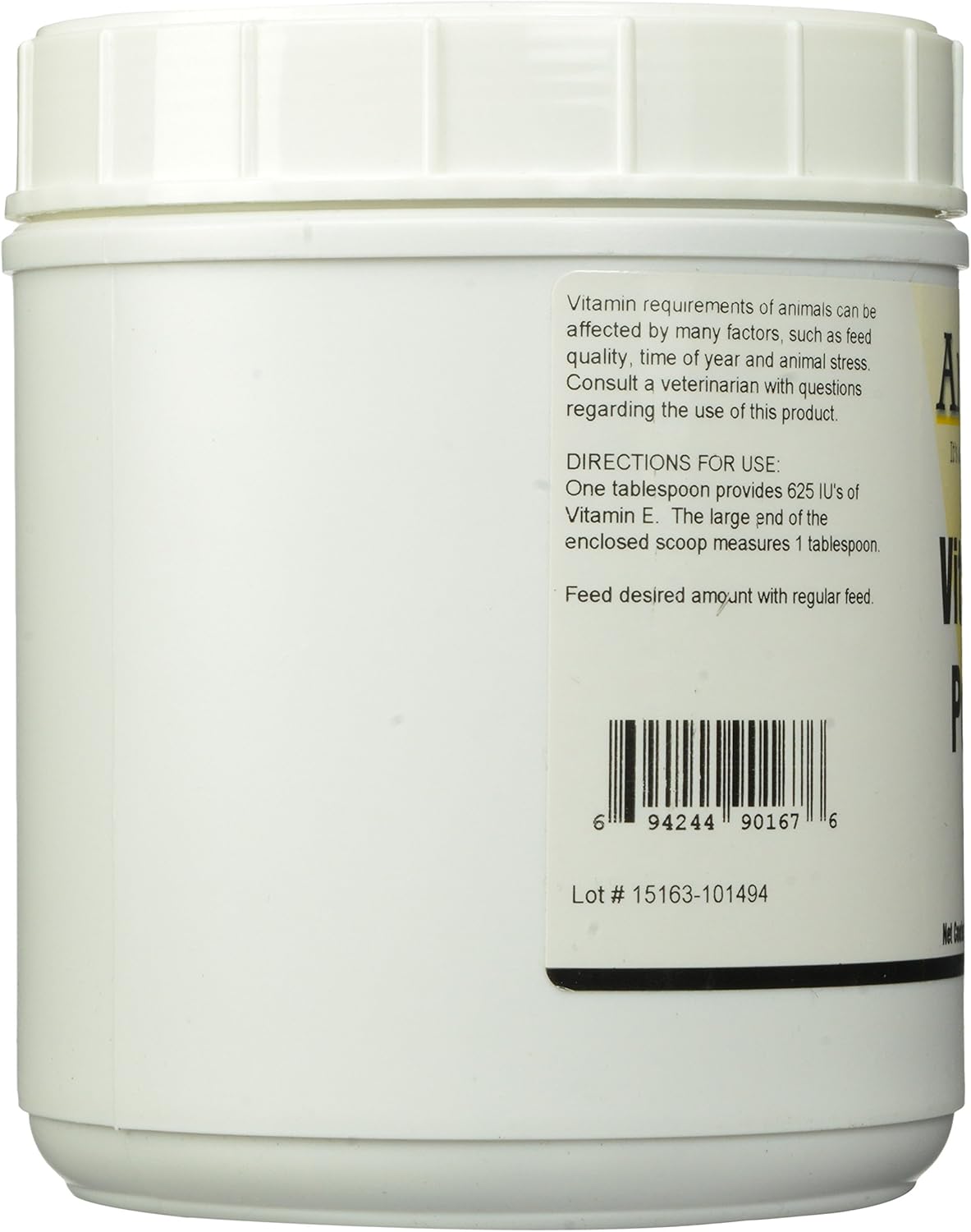 2.5-Pound AniMed Vitamin E Powder Supplement for Equine Health