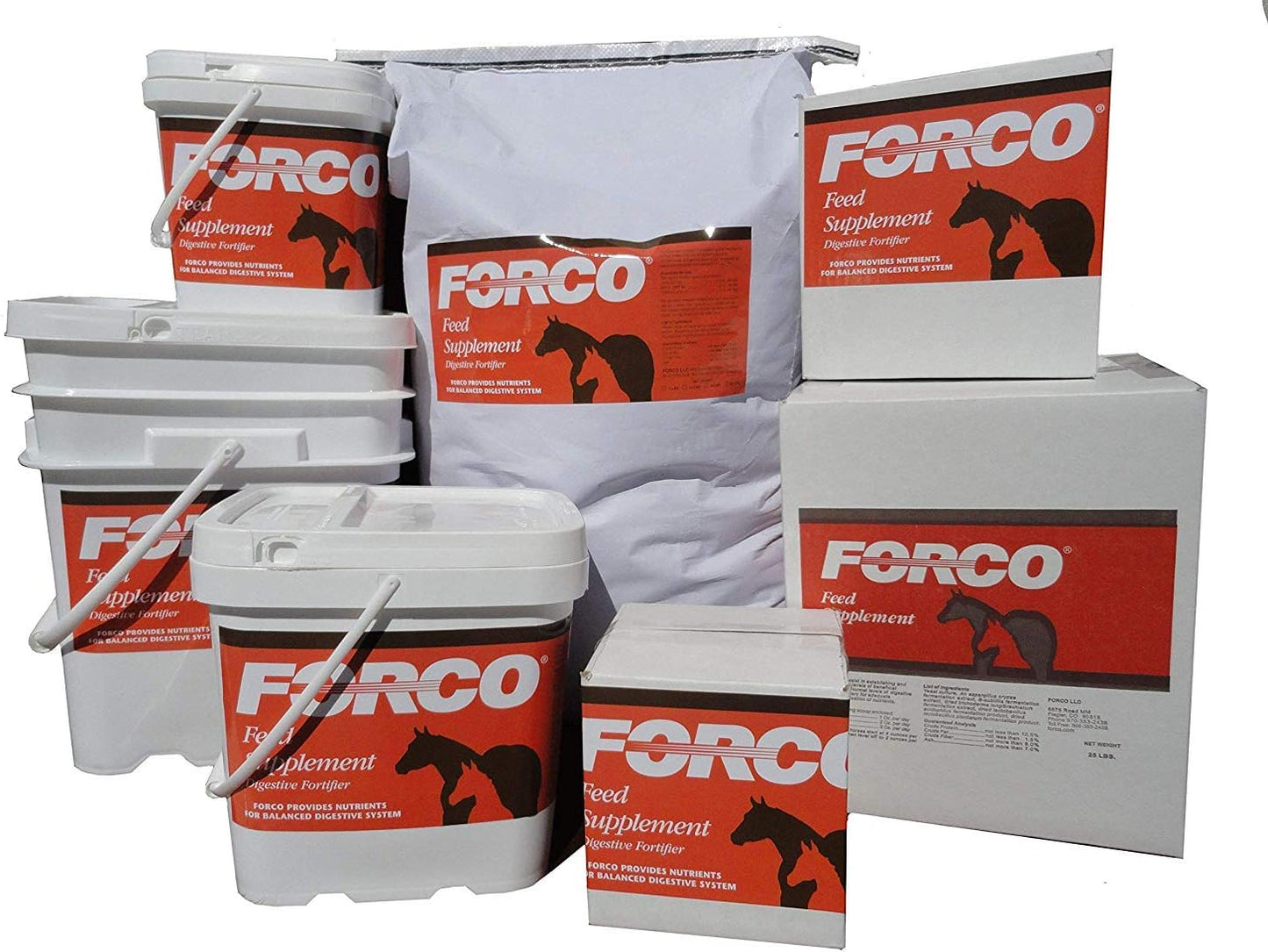 25 Pound Granules Forco Digestive Fortifier Supplement for Optimal Digestive Health in Horses