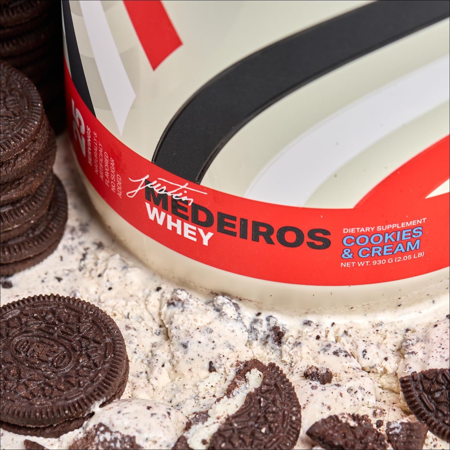 25 Servings of Podium Nutrition Cookies & Cream Whey Protein Powder with 25g Protein