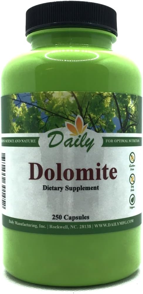 250 Capsules of Daily Dolomite Manufacturing Supplement