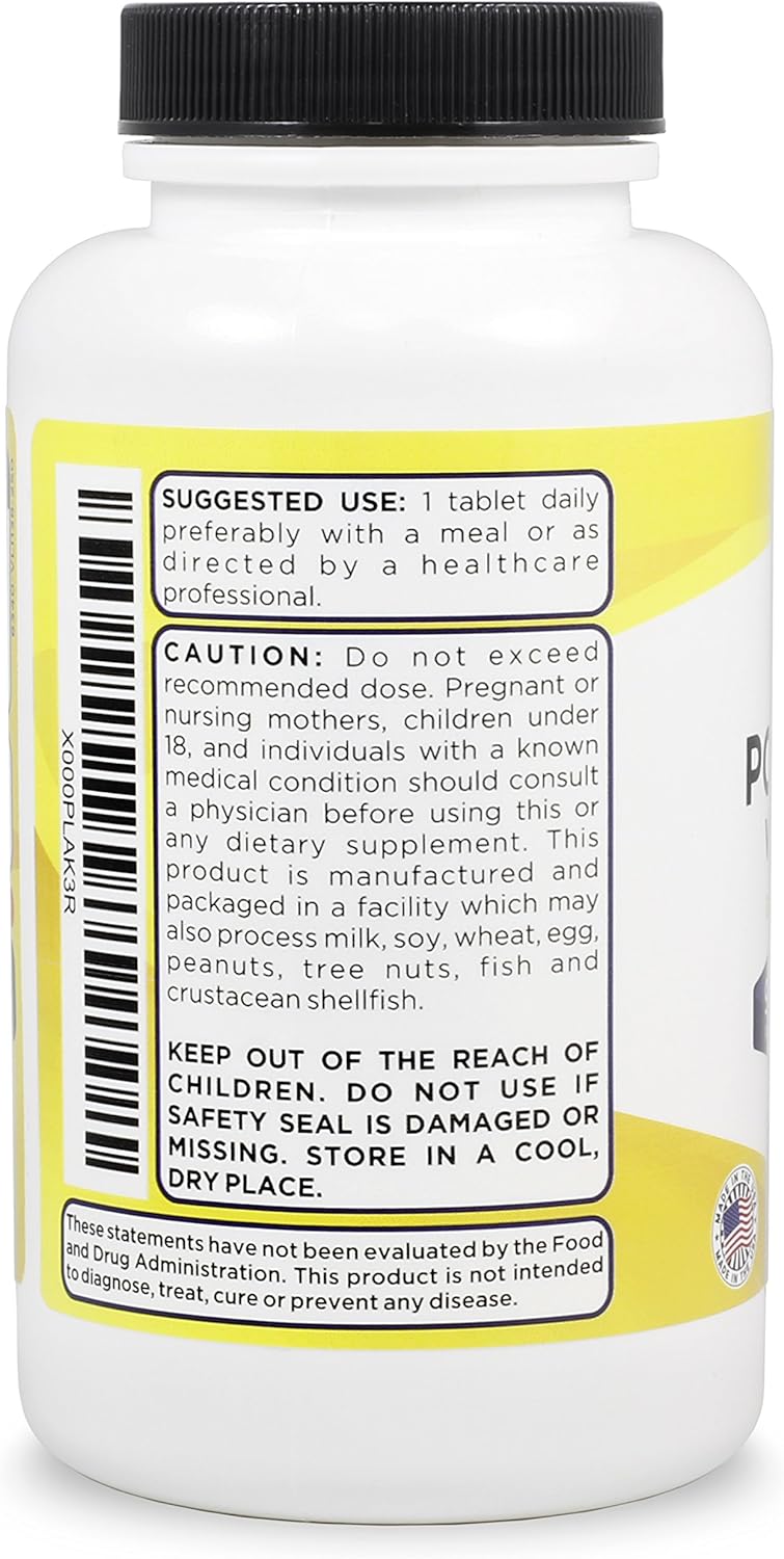 250 Tablets of Zenesis Labs Potassium Gluconate 99mg with Iodine from Kelp - Bulk Size