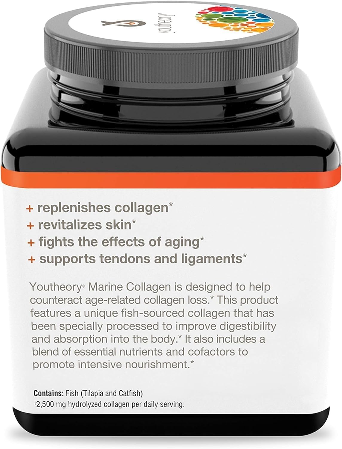 2,500mg Marine Collagen Tablets with Vitamin C & More - Skin Support - Highly Digestible