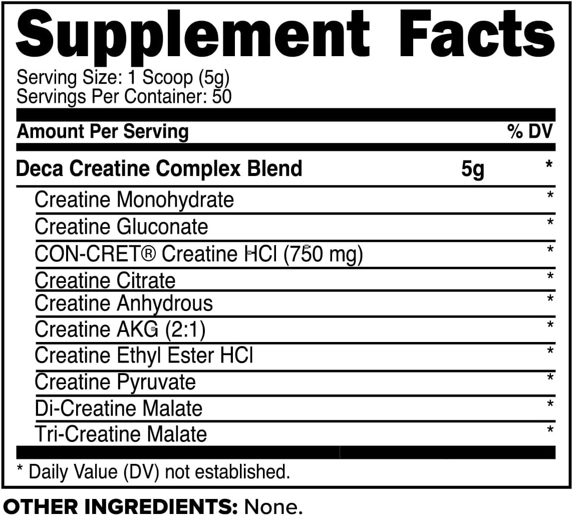 250g Primaforce Creatine-X: Powerful 10 Creatine Complex for High Performance - Unflavored