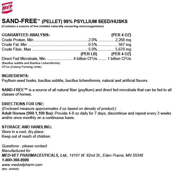 25lb MVP Sand-Free Supplement Promotes Digestive Health in Horses