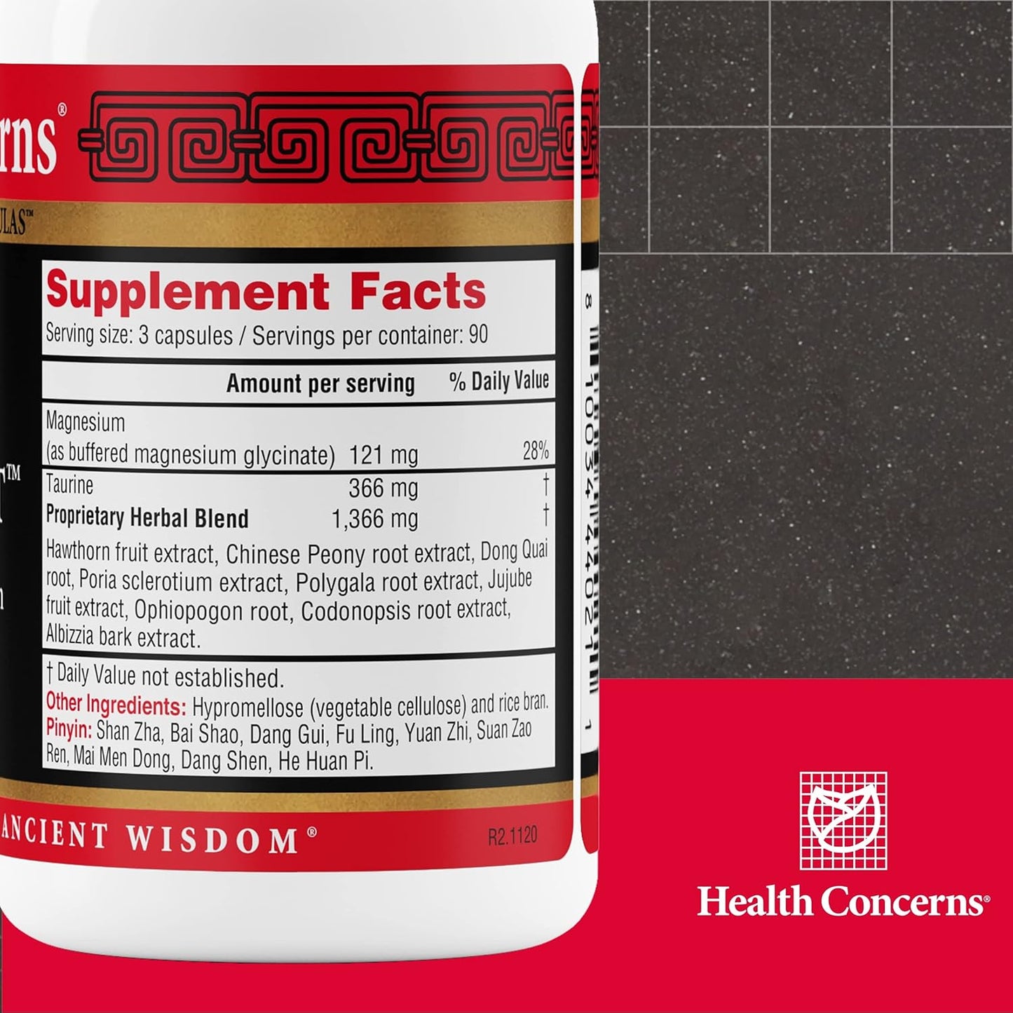 270 Capsules Health Concerns Calm Spirit Supplement for Stress Relief and Sleep Support