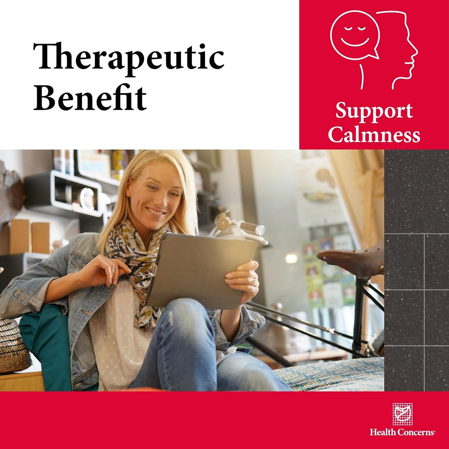 270 Capsules Health Concerns Calm Spirit Supplement for Stress Relief and Sleep Support