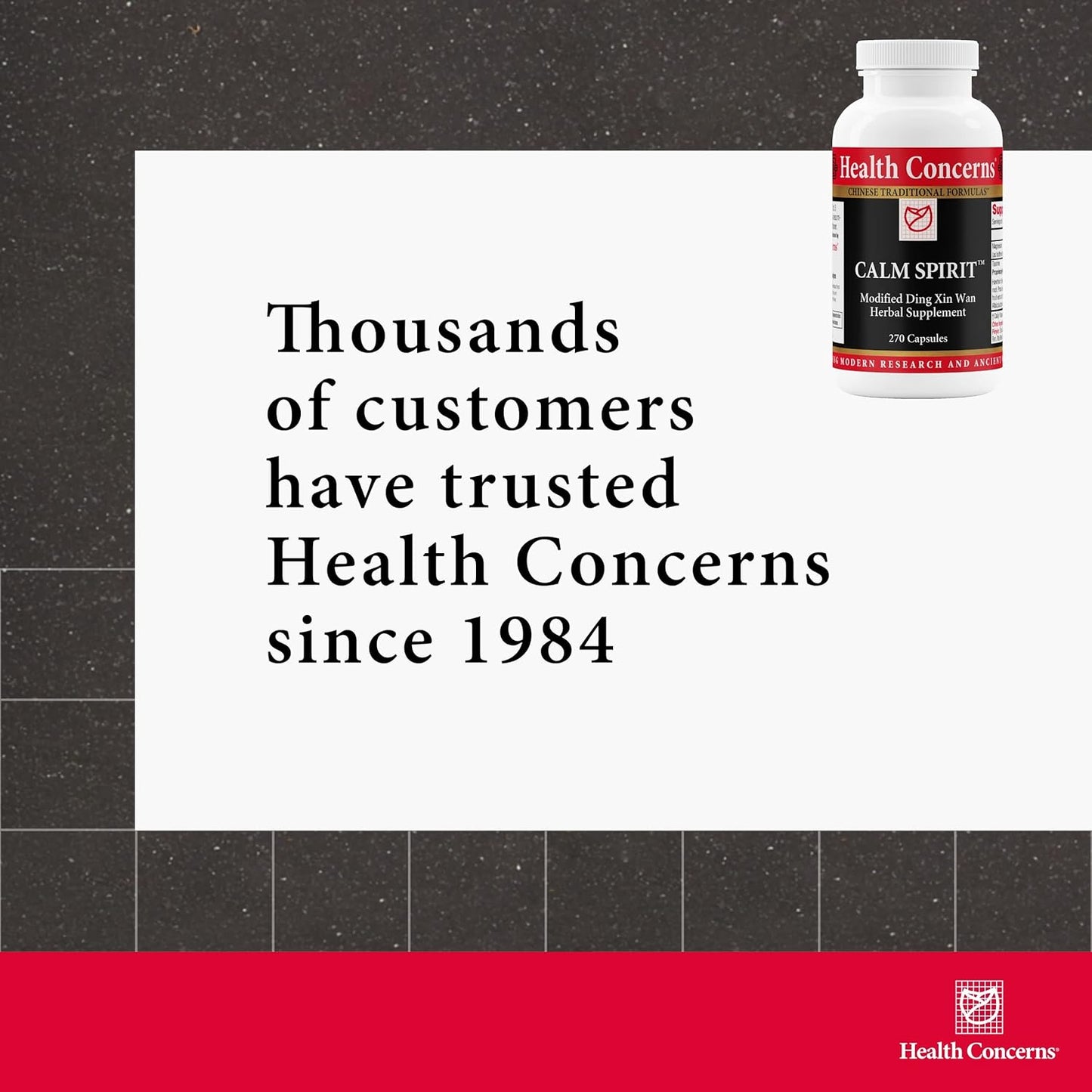 270 Capsules Health Concerns Calm Spirit Supplement for Stress Relief and Sleep Support