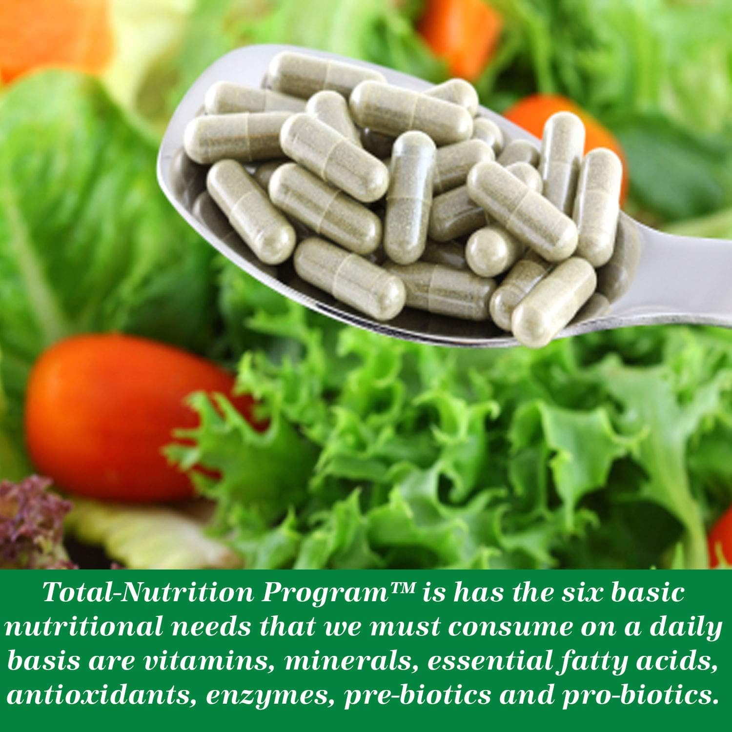 270 Capsules NWC Naturals Total-Nutrition Multivitamin with Enzymes, Prebiotics & Probiotics - Vegetarian Whole Food Vitamins for Men & Women