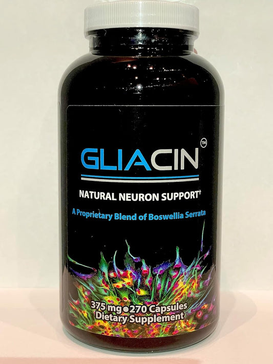 270 Capsules of GLIACIN Natural Neuron Support Formula for Enhanced Cognitive Function and Brain Health