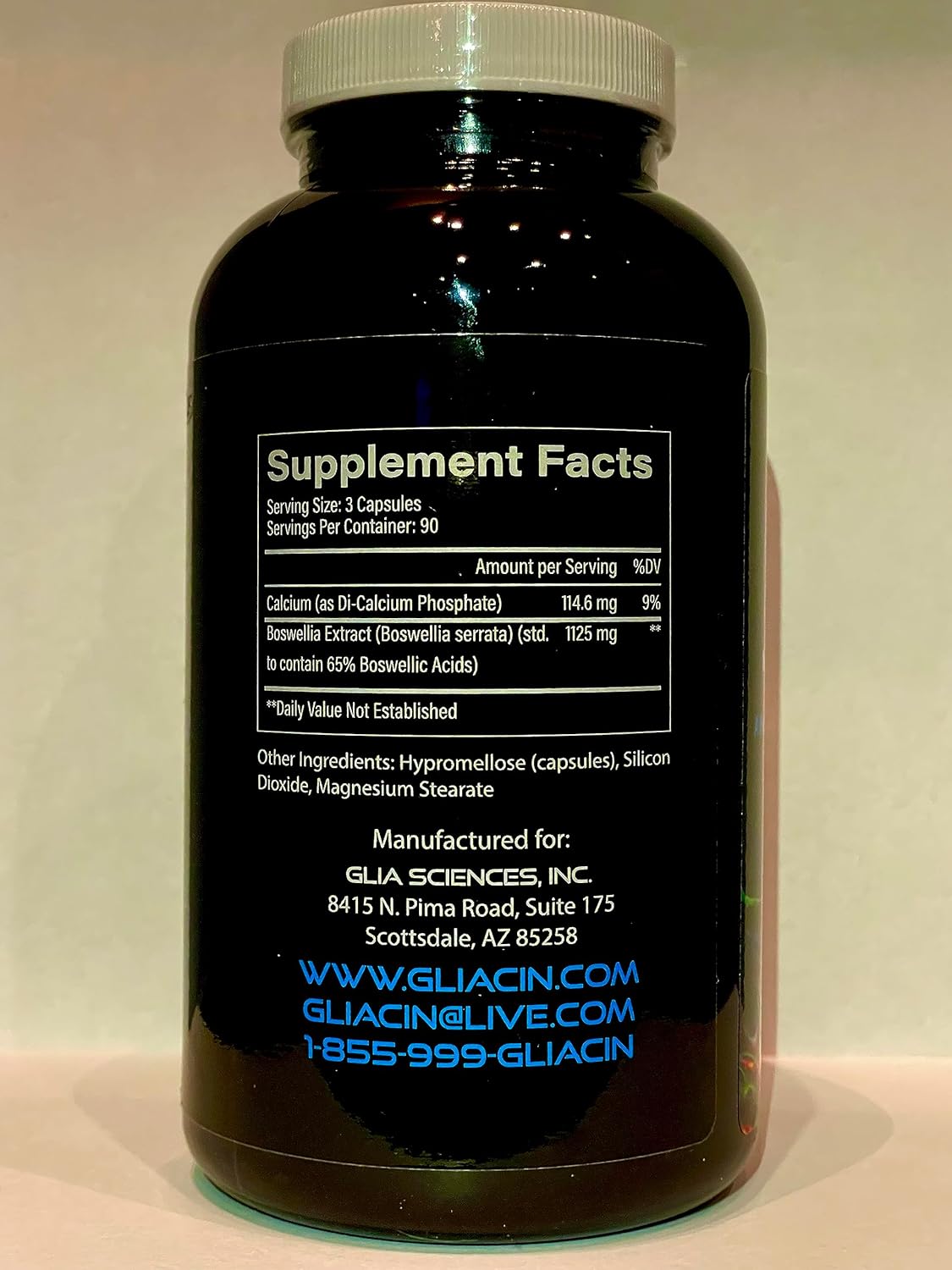 270 Capsules of GLIACIN Natural Neuron Support Formula for Enhanced Cognitive Function and Brain Health
