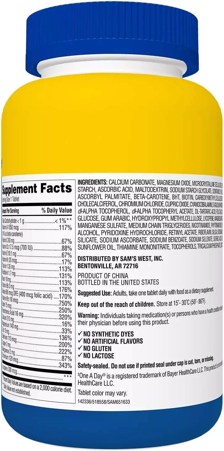 275 Count Men's Daily Multivitamin by MEMBER´S MARK