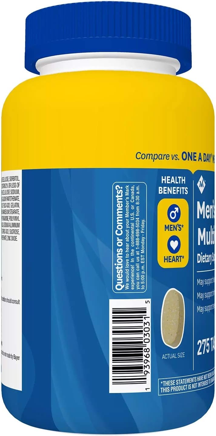 275 Count Men's Daily Multivitamin by MEMBER´S MARK