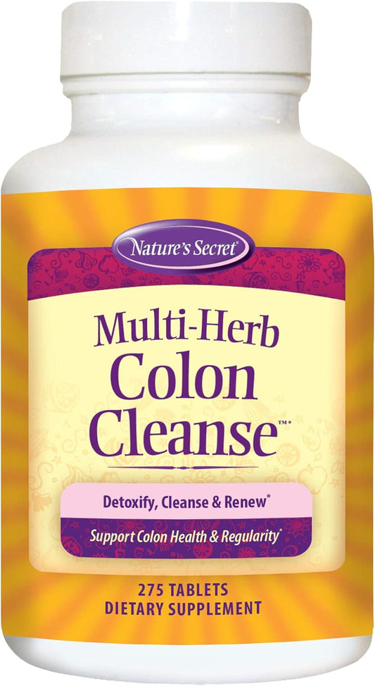 275-Count Nature's Secret Multi-Herb Colon Cleanse Tablets for Digestive Health