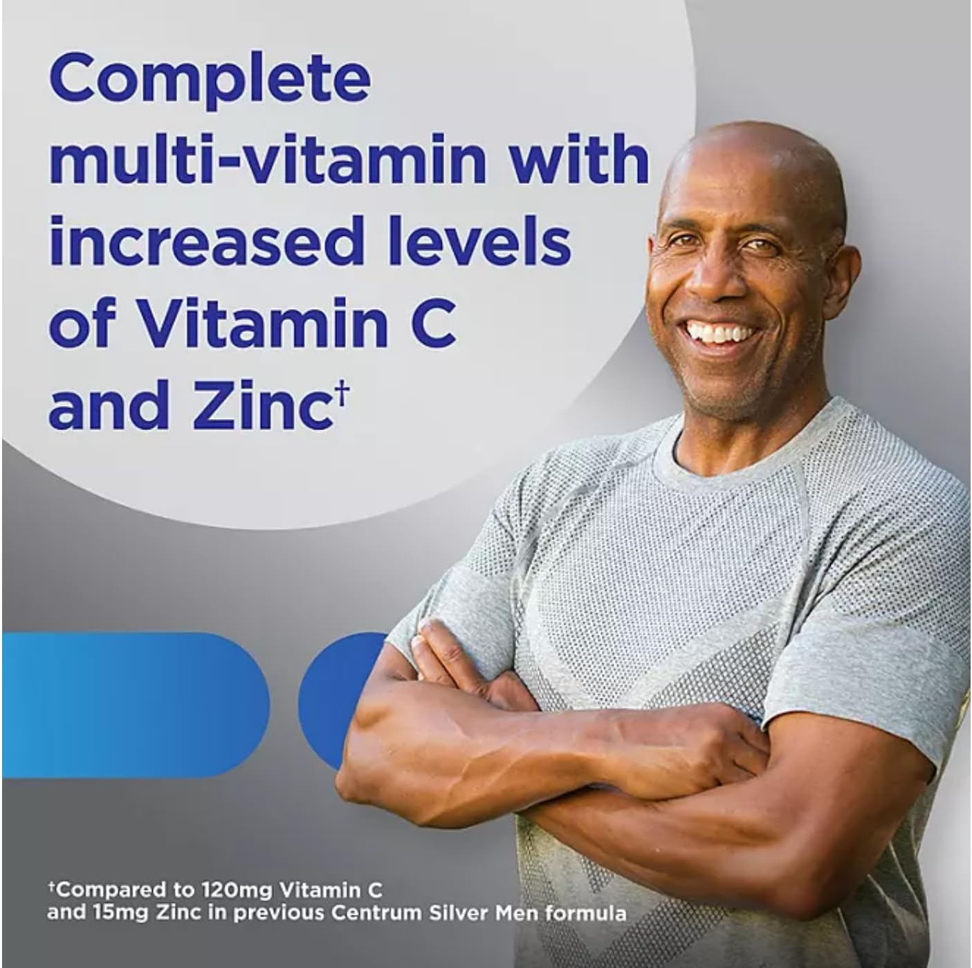 275 Tablets Centrum Silver Men 50+ Multivitamin with Gabrenz Sticker Included