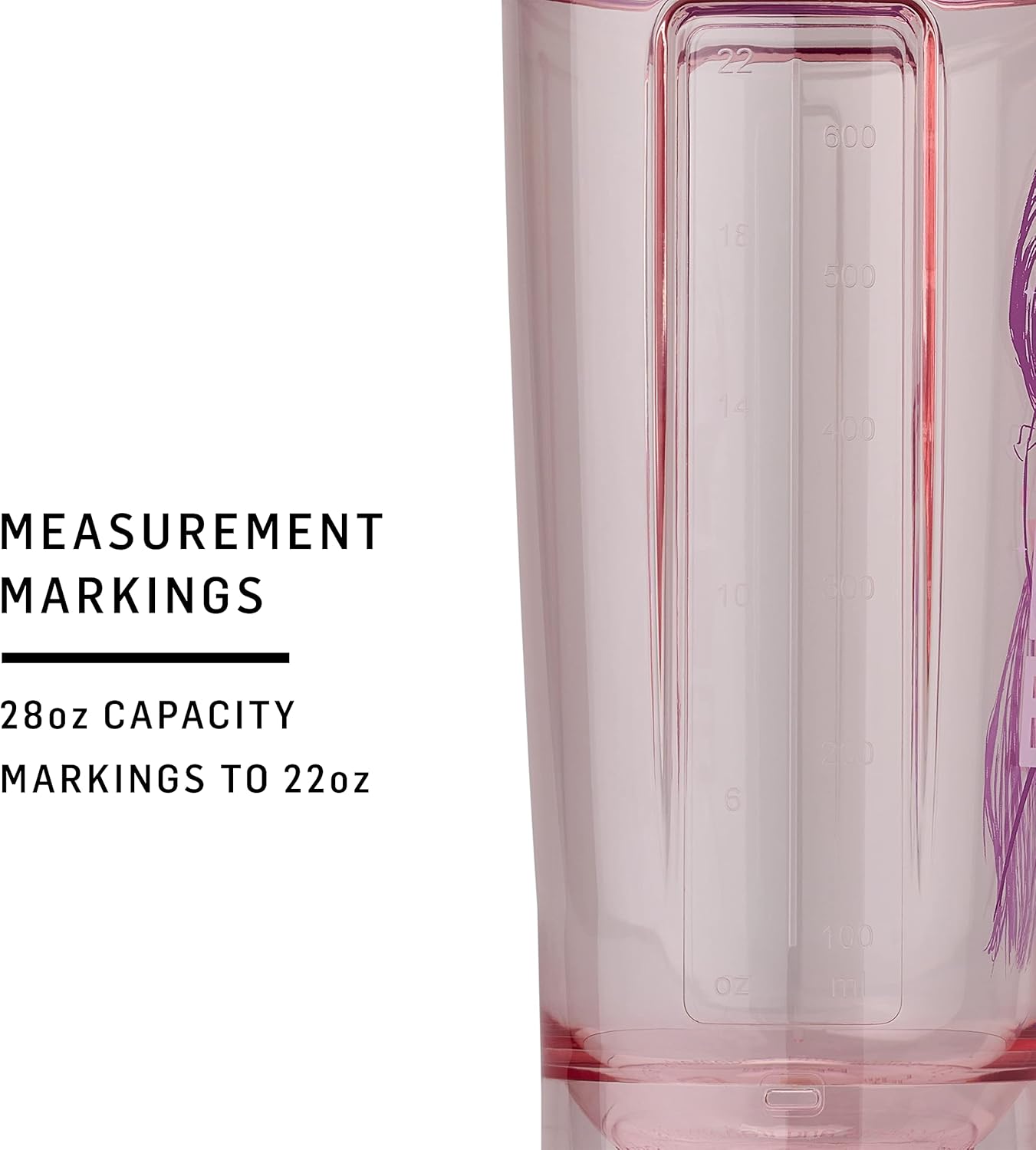 28-Ounce Disney Princess Moana Shaker Bottle for Protein Shakes and Pre Workout