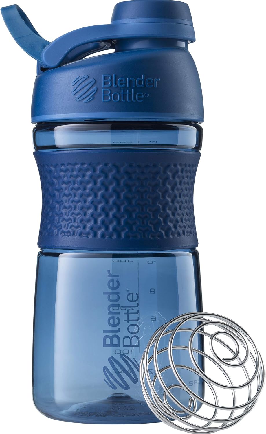 28-Ounce Navy BlenderBottle SportMixer Shaker Bottle for Protein Shakes and Pre Workout